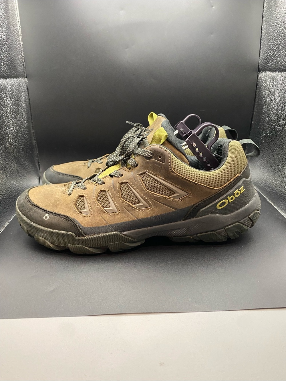 Oboz Sawtooth Low Cordura Hiking Shoes Mens 11 Brown Trail Comfort Sneakers